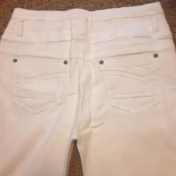 Rue 21 white Jean's size 7/8 regular - Picture 6 of 10